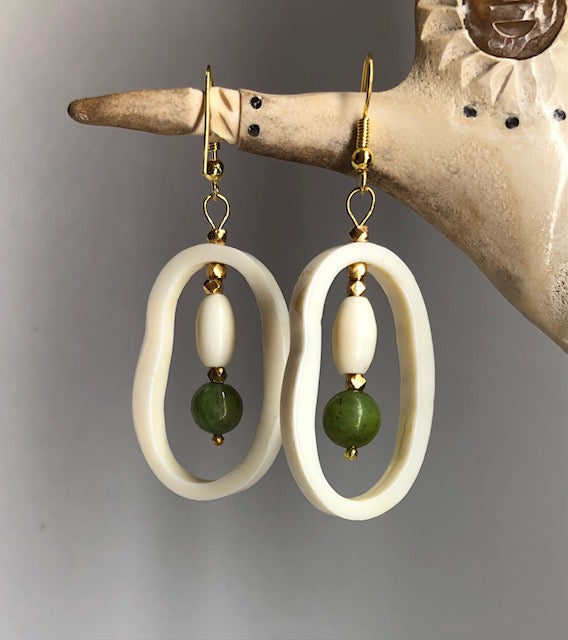 Ivory earrings