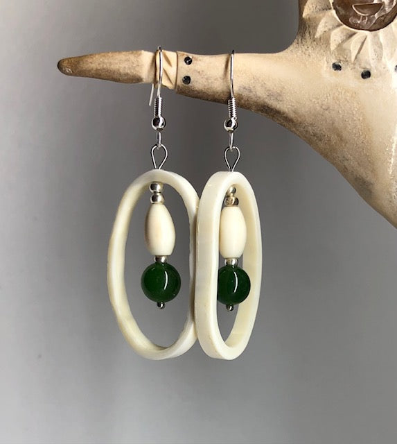 Ivory earrings