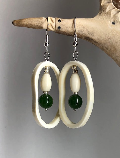 Ivory earrings