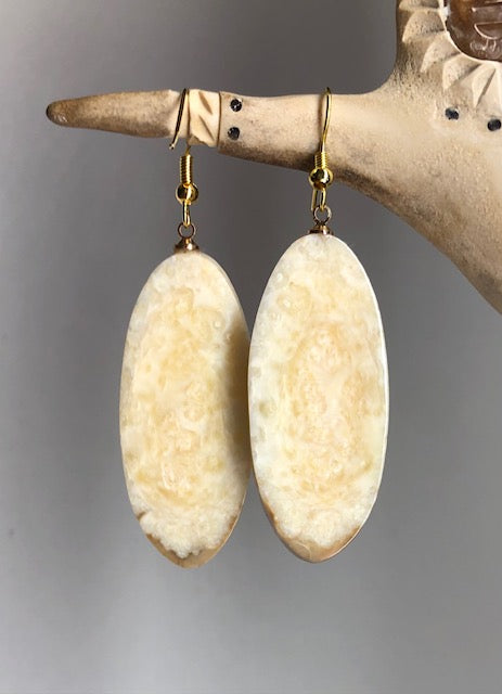 ivory earrings