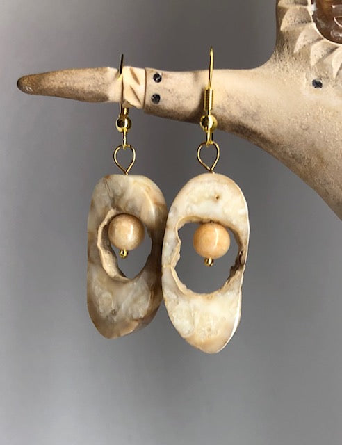 ivory earrings