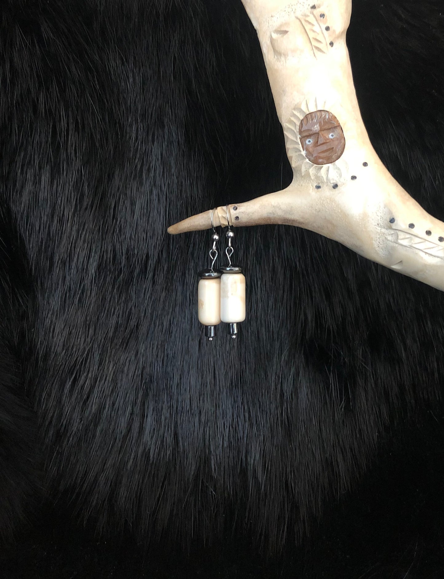 Ivory earrings