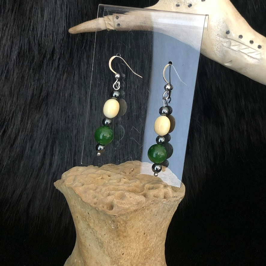 Ivory earrings