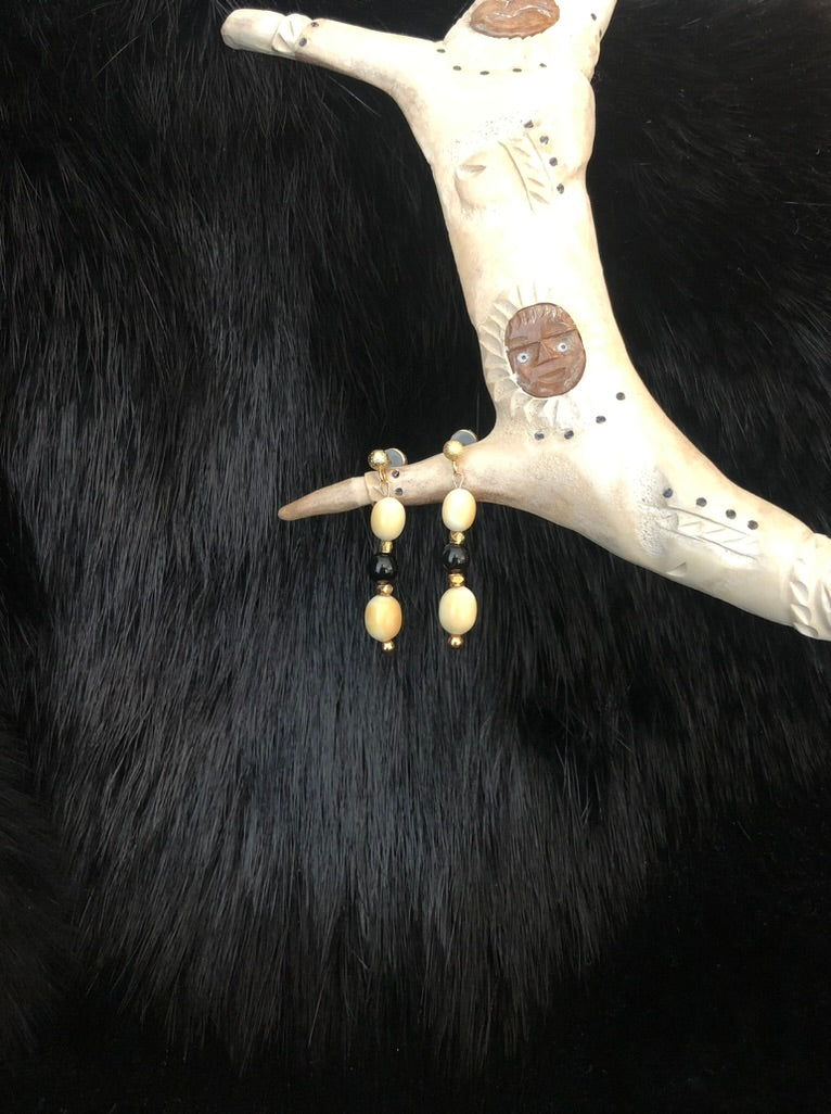 Ivory earrings