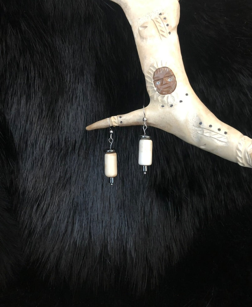 Ivory earrings