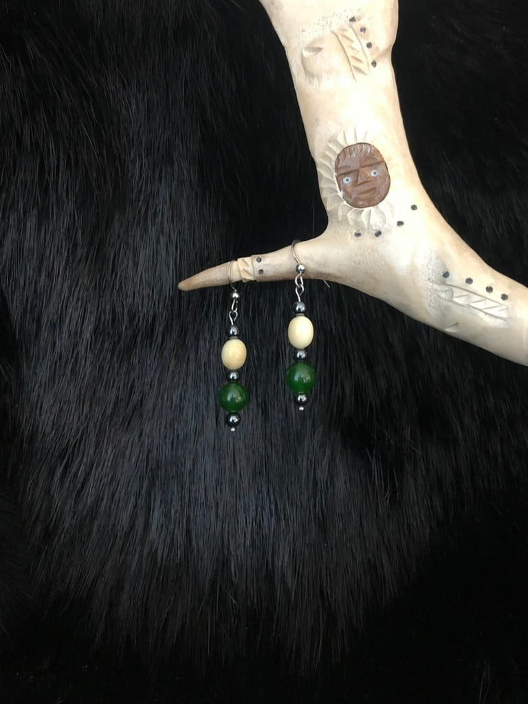 Ivory earrings