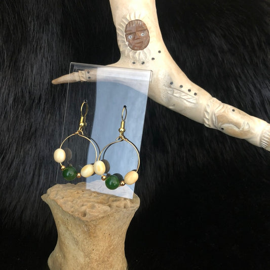 Ivory earrings