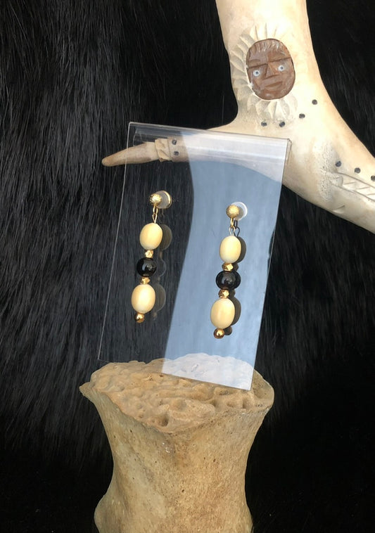 Ivory earrings