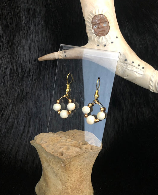 Ivory earrings