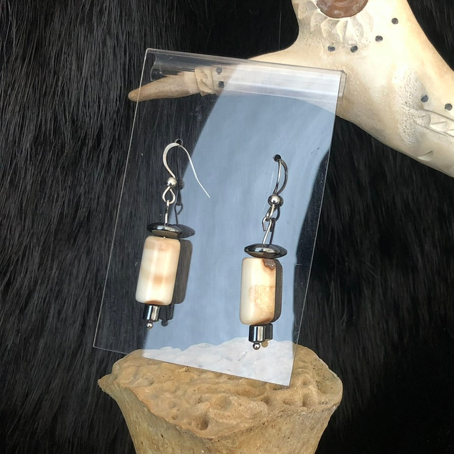 Ivory earrings