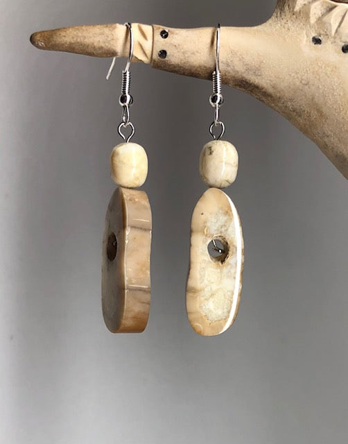 Ivory earrings