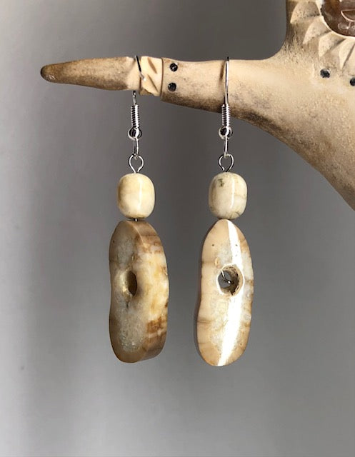 Ivory earrings