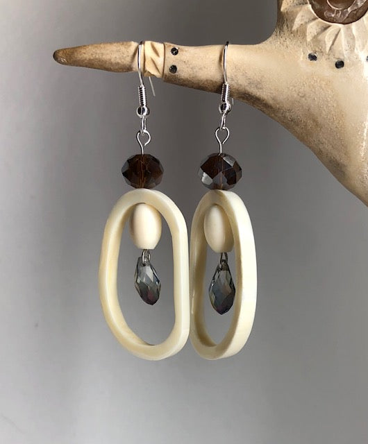 Ivory earrings