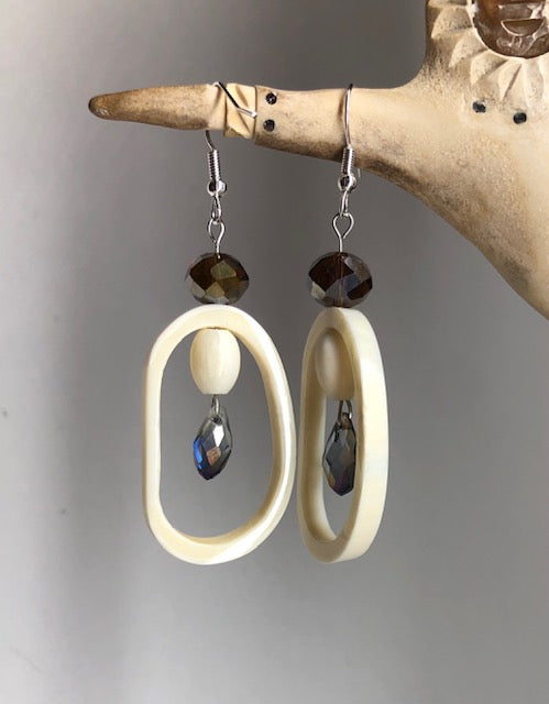 Ivory earrings