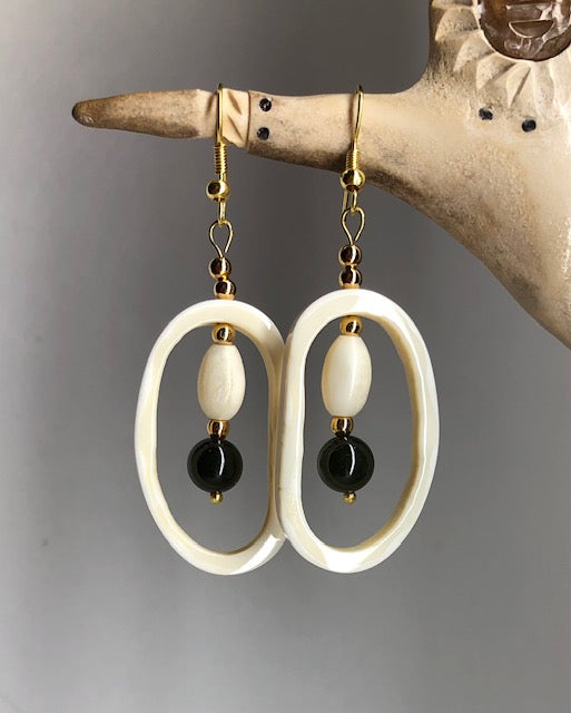 Ivory earrings