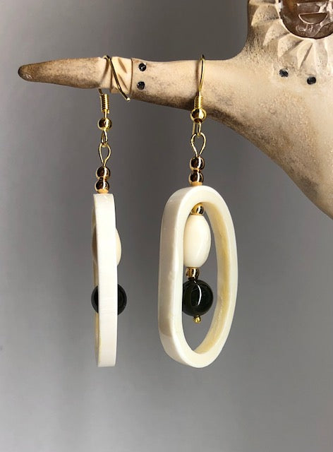 Ivory earrings