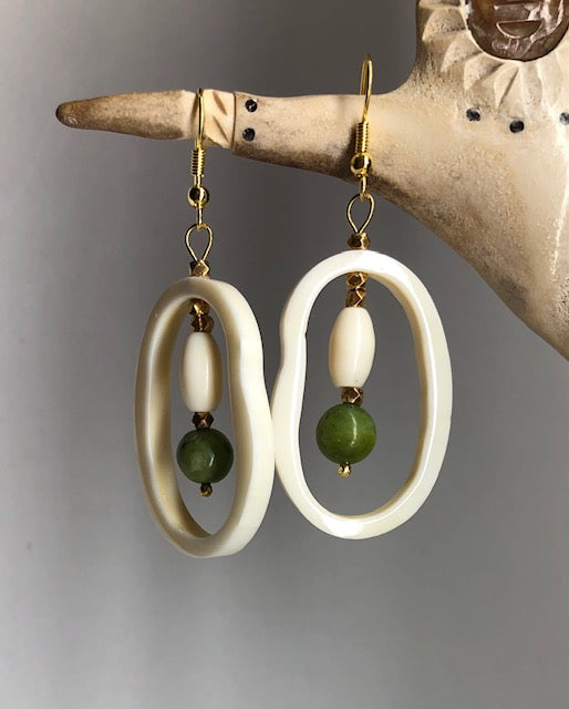 Ivory earrings