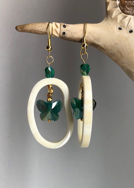 Ivory earrings