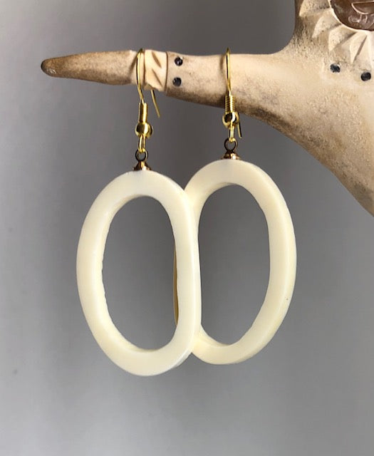 ivory earrings