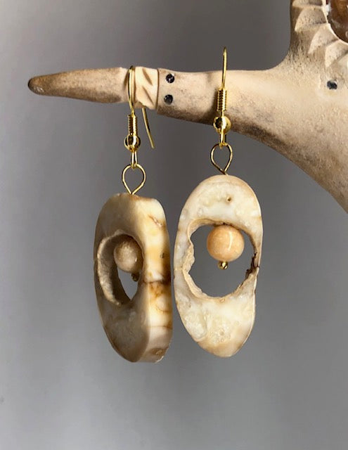 ivory earrings