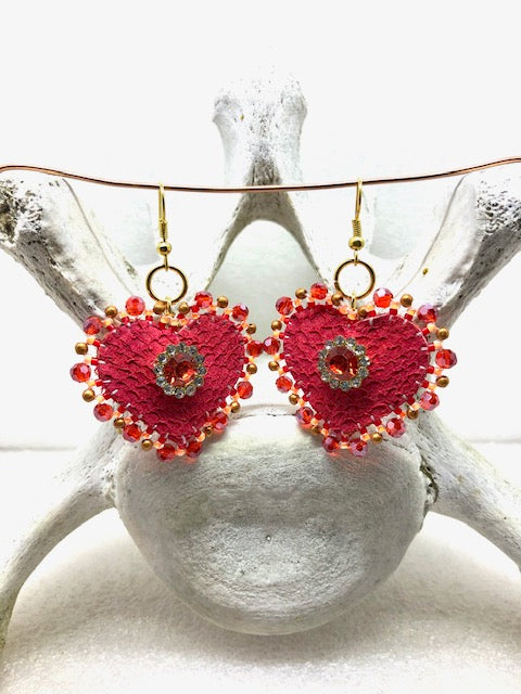 salmon earrings (Copy) (Copy)