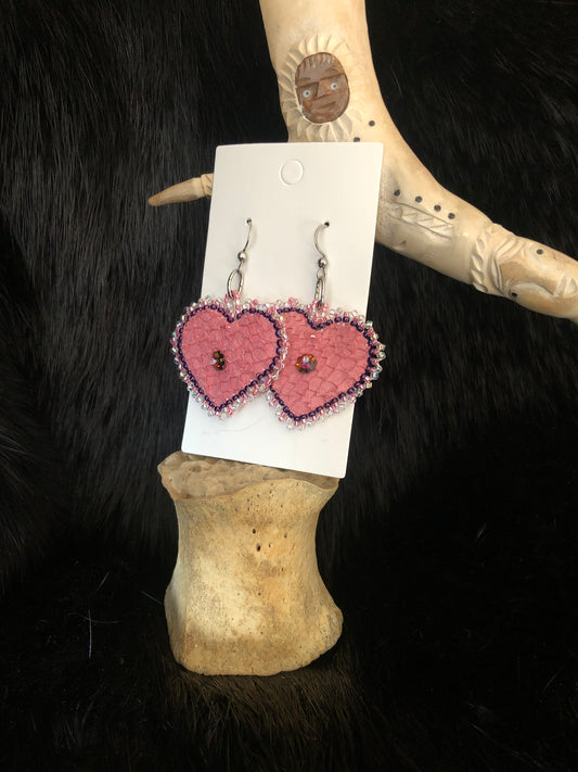 Salmon earrings