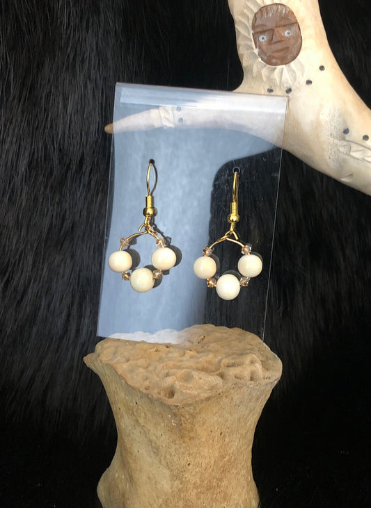 Ivory earrings