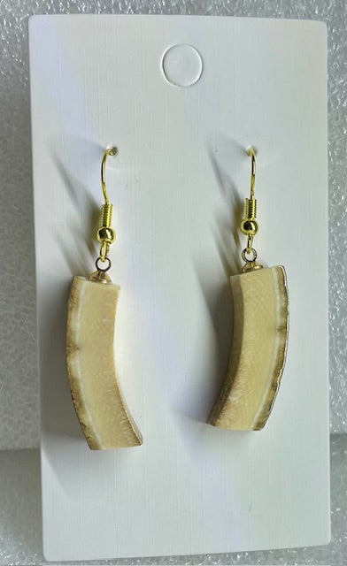 fossil mammoth earrings